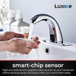 Luxice Touchless Bathroom Sink Faucet