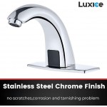 Luxice Touchless Bathroom Sink Faucet