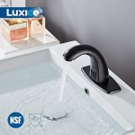 Luxice Oil Rubbed Bronze Touchless Bathroom Sink Faucet
