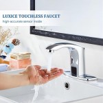 Luxice Sensor Automatic Touchless Bathroom Sink Faucet 